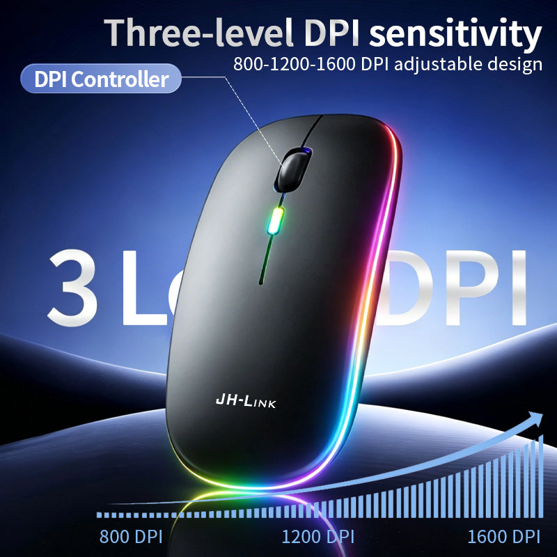SB-03-72 Wireless Dual-Mode Bluetooth + 2.4G Mouse Rechargeable Base Station