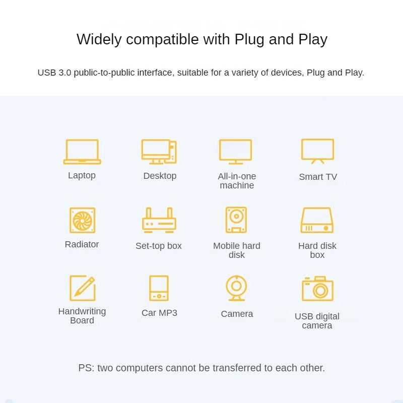 IU652 USB 3.0 male-to-male data cable