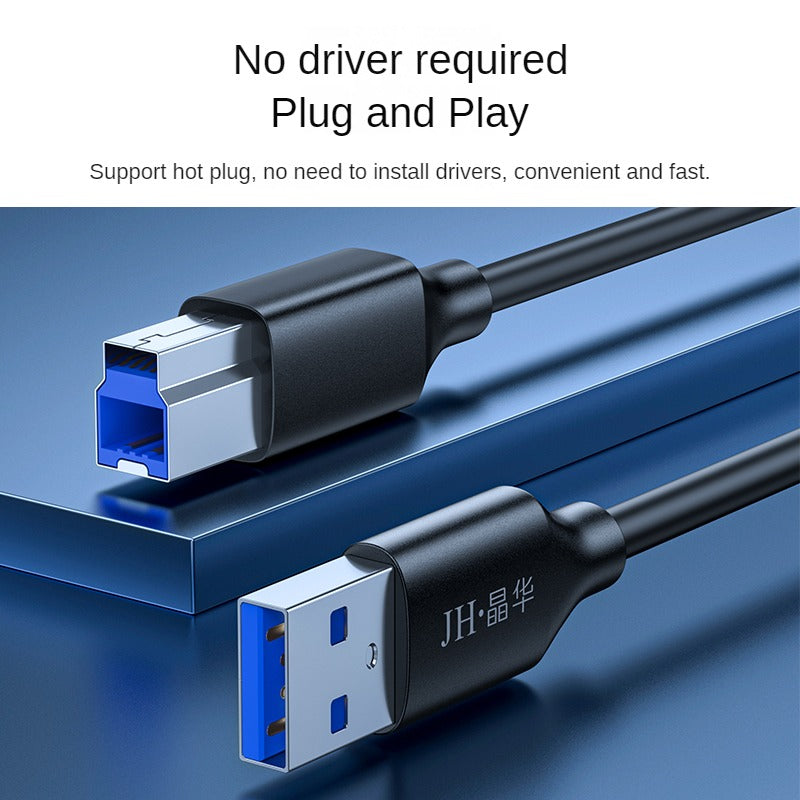 Кабель для передачи данных USB3.0 квадратный IU653 