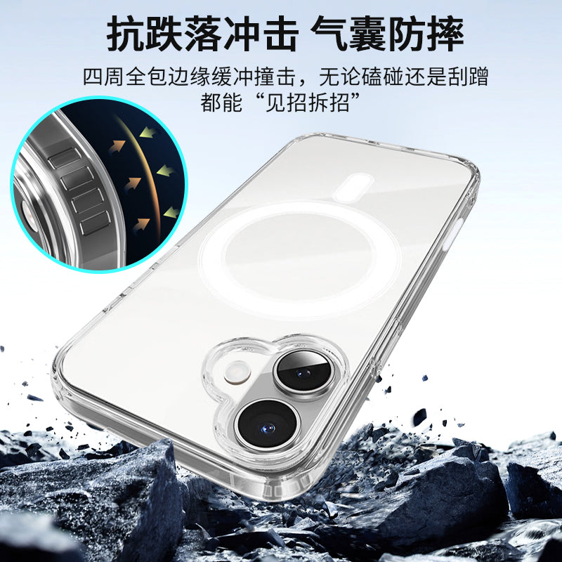 SJK-01-(95-107) Magnetic Transparent Phone Case
