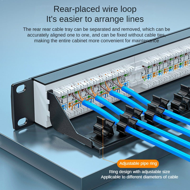 IP915 Six types of unshielded 24-port network distribution frame