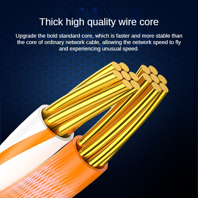 IW198 Category 6 Gigabit Black Network Cable