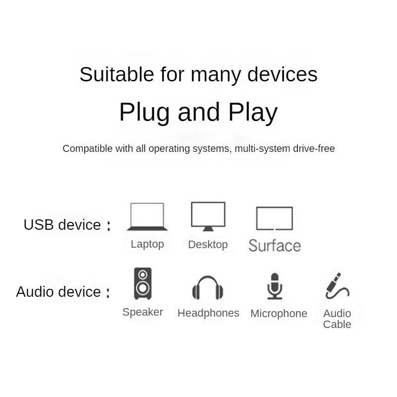 IZ177 USB to headset + microphone