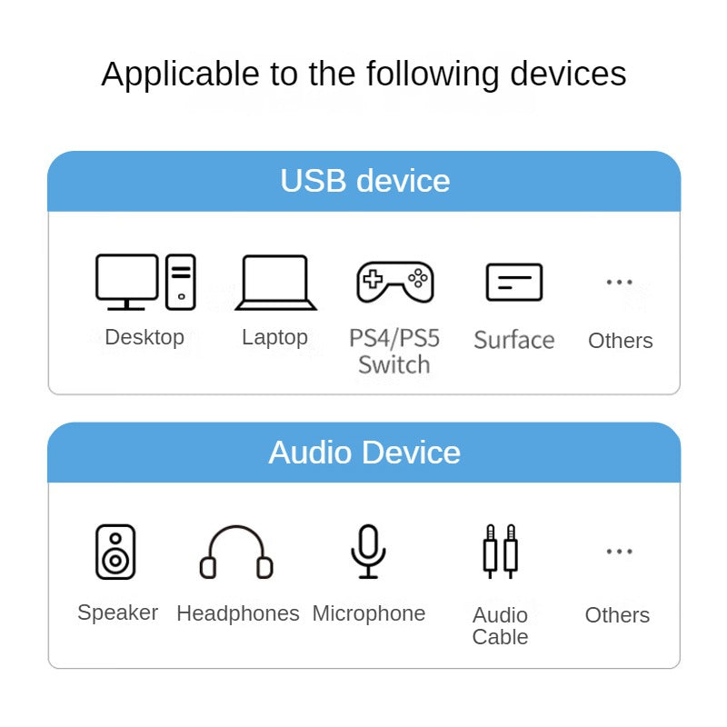 IZ175 USB headset two-in-one sound cara