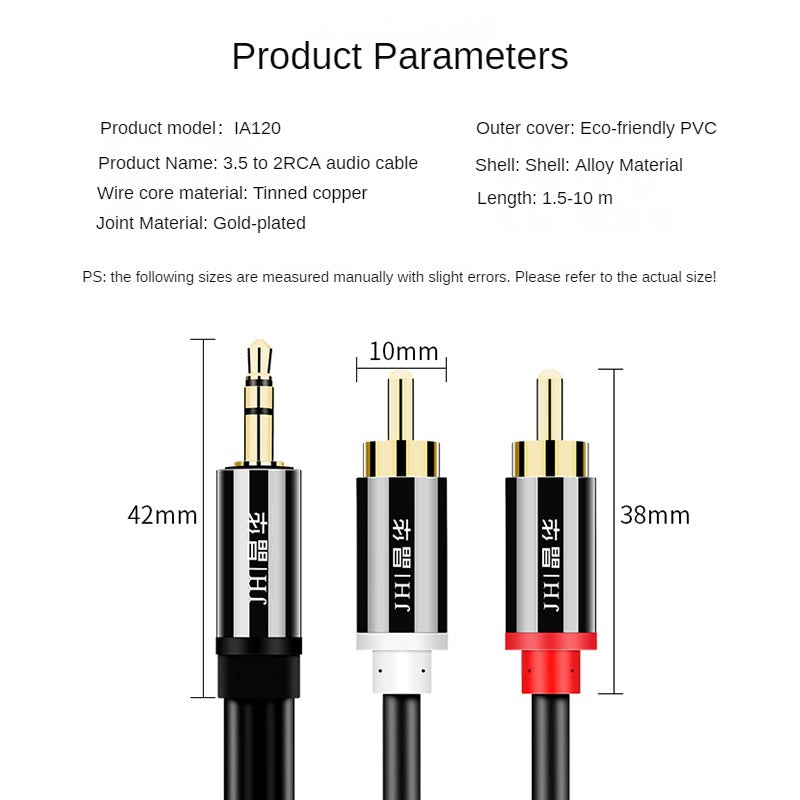 IA120 3.5 to 2RCA Deluxe Edition