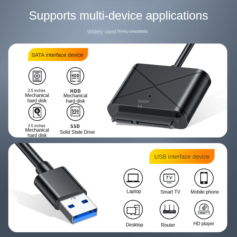 IZ376 USB 3.0 SATA high-speed easy drive cable