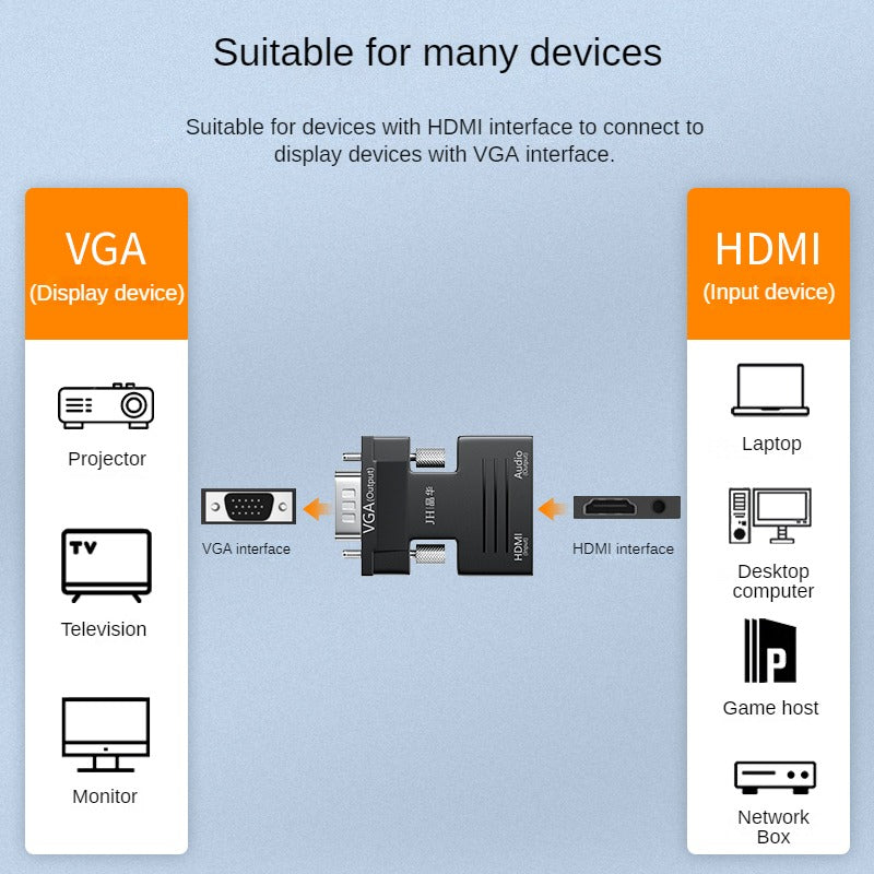 IZ134 HDMI female to VGA male adapter