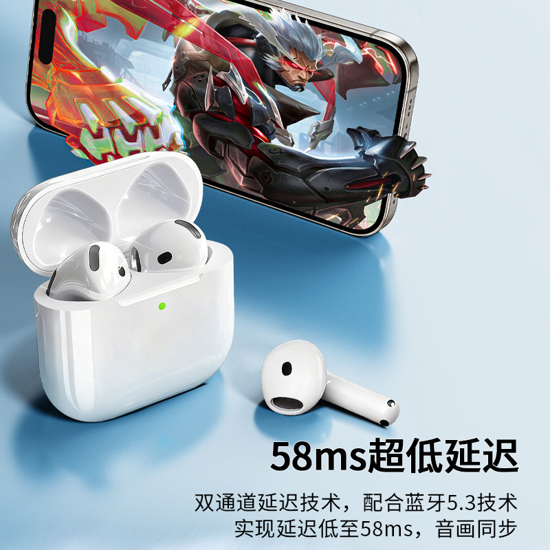 EJ-05-117 Semi-earset Upgrade 4th Generation White Bluetooth Headphones