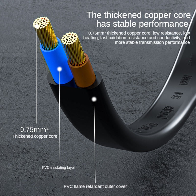 IC520 Power Cord 8-Tail