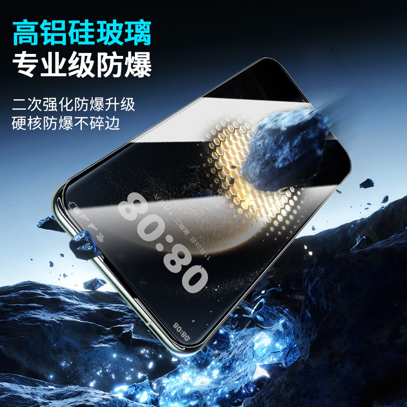 GHM-01- (29-40) Dust-free Cabin Anti-peeping Tempered Glass