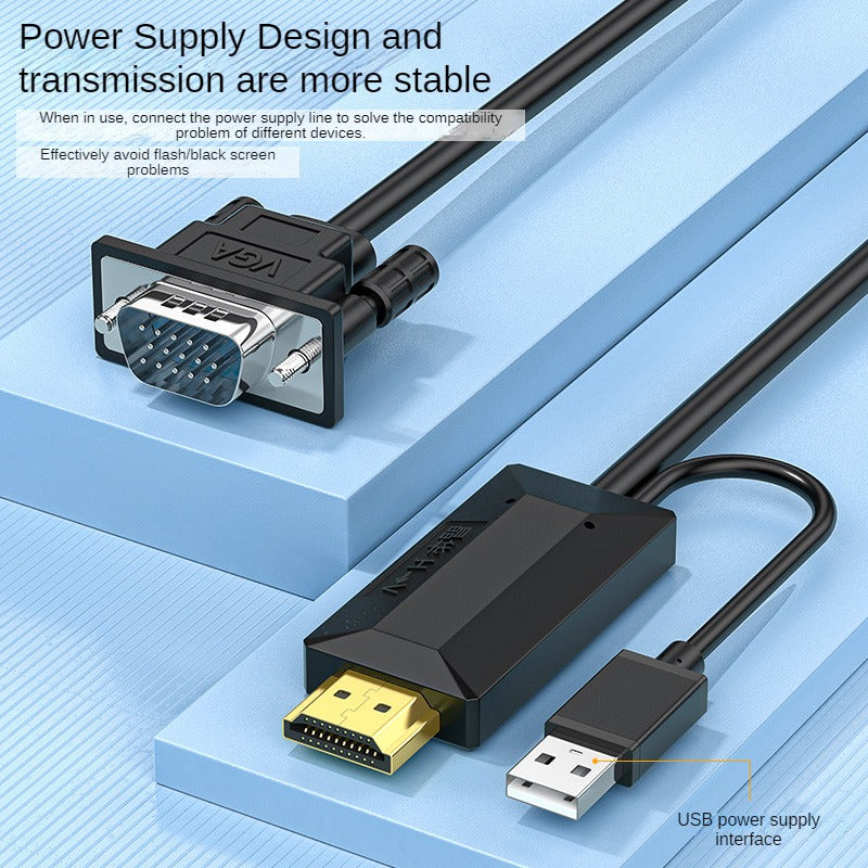 IZ128 HDMl to VGA conversion line (with power supply)