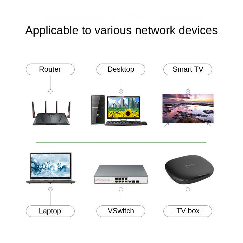 IP616Y Category 6 Gigabit Engineering Decoration Network Cable