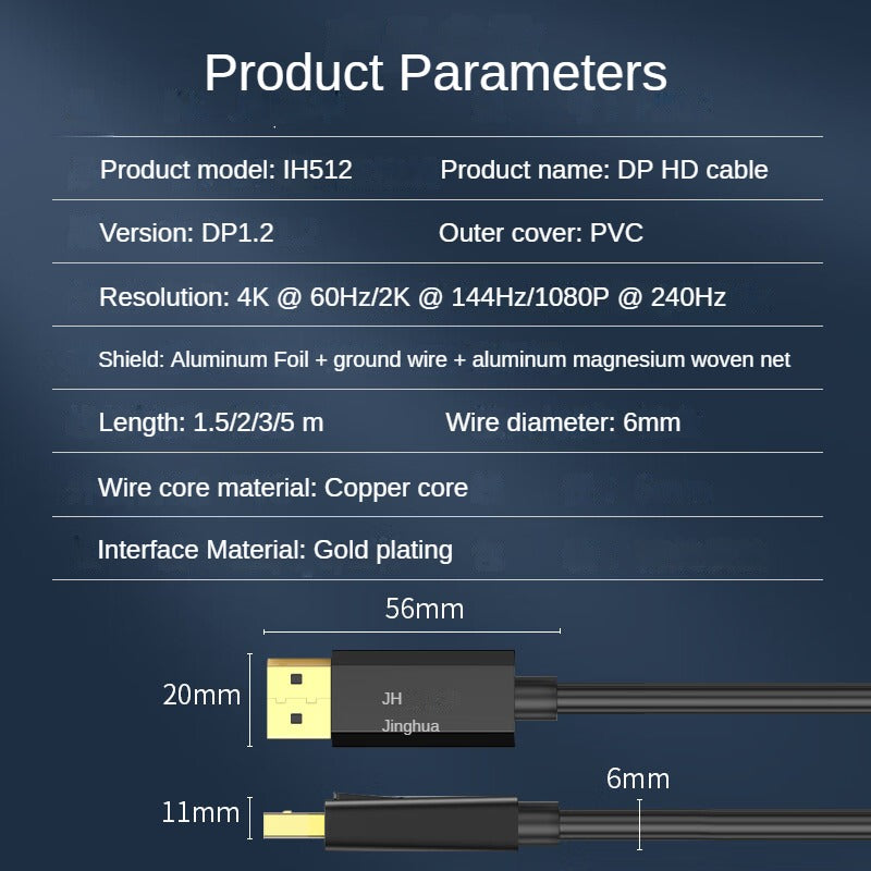 IH512-DP1.2 HD cable 4K