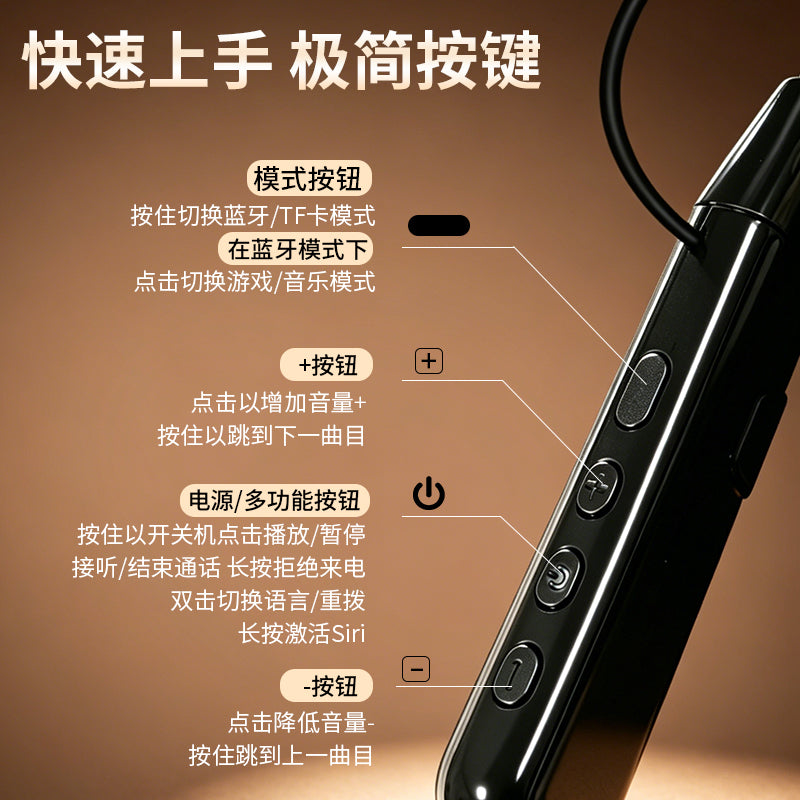 EJ-05-119 Neck-mounted Bluetooth Headphones