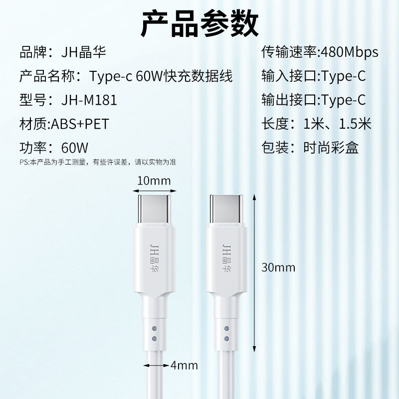 IM181 Type-C 60W Data Cable