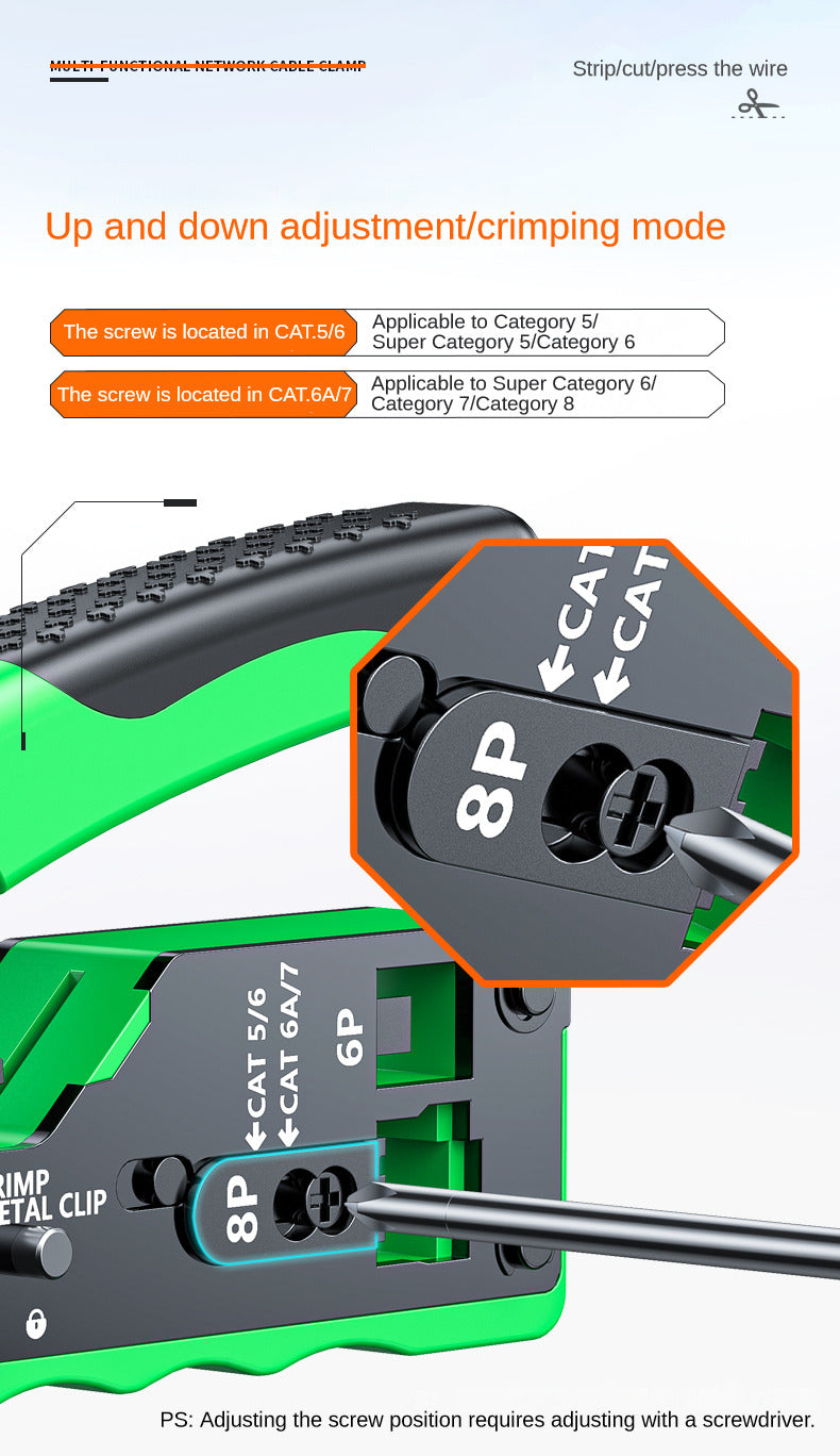 IP705 Three-purpose telephone network clamp