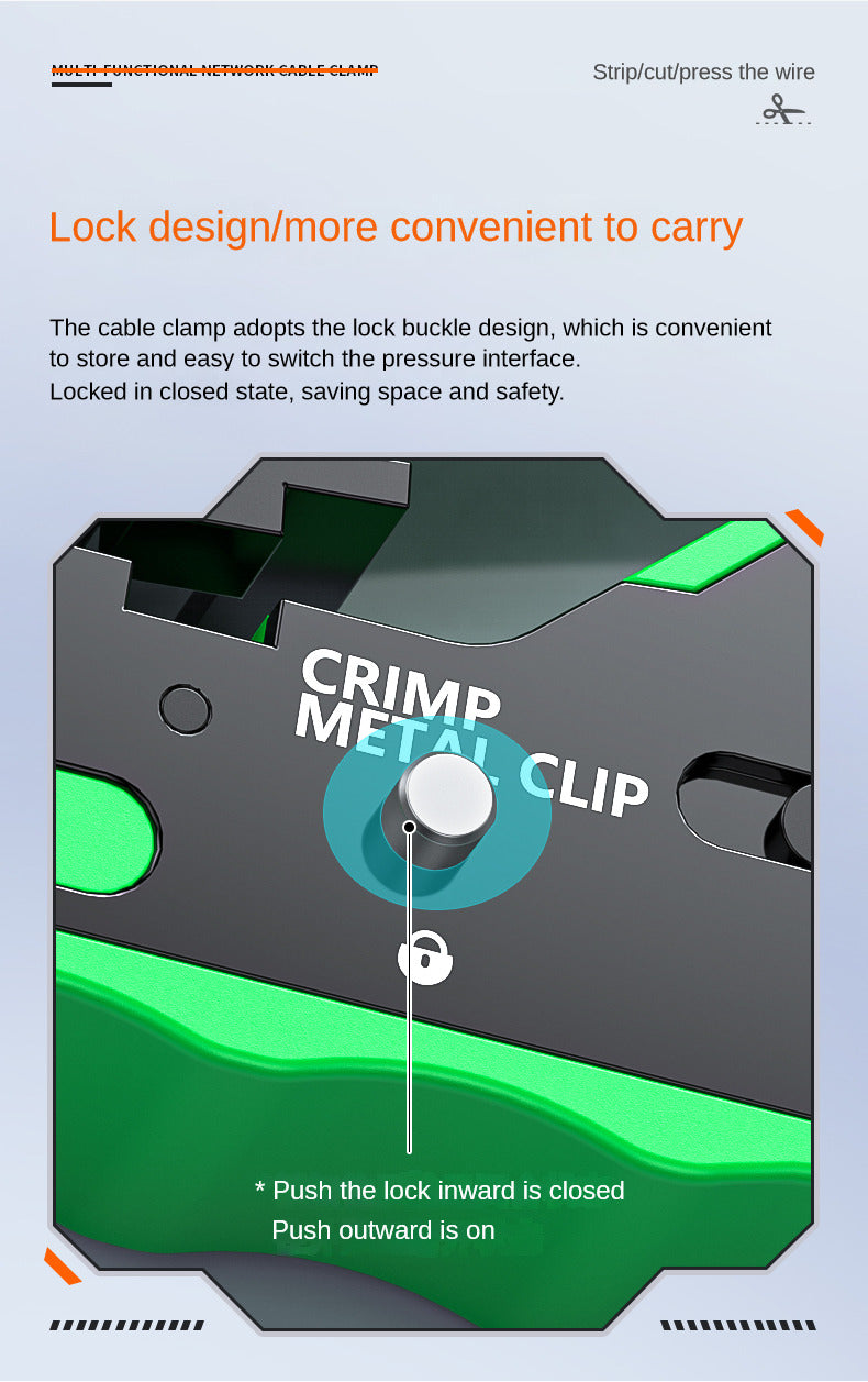 IP705 Three-purpose telephone network clamp