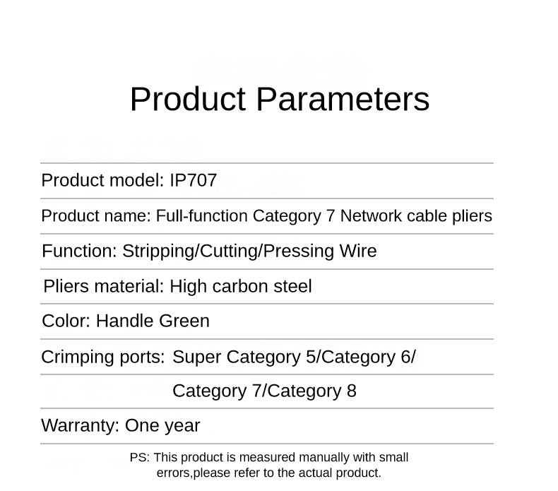 IP705 Three-purpose telephone network clamp