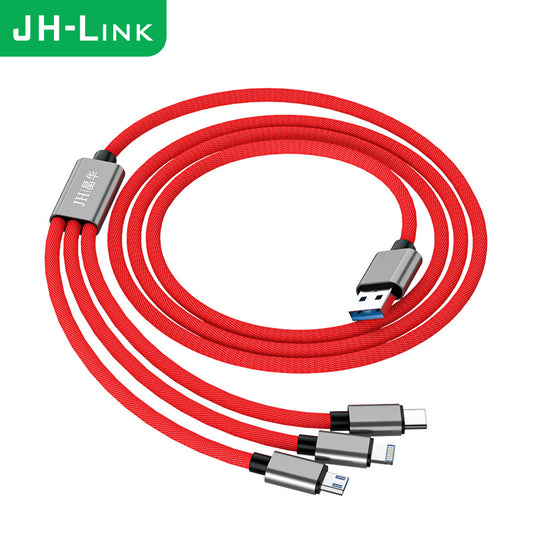 IU382 3-in-1 Fast Charge Data Cable (Red) Elite Edition