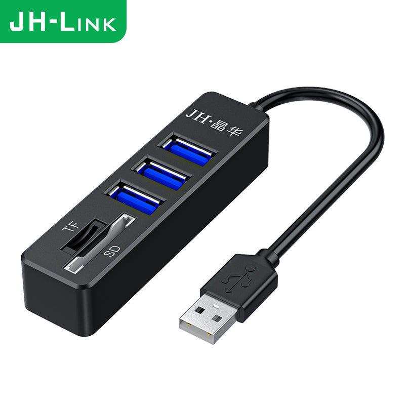 IZ303 5-in-1 Extender USB Front Model Black Elite