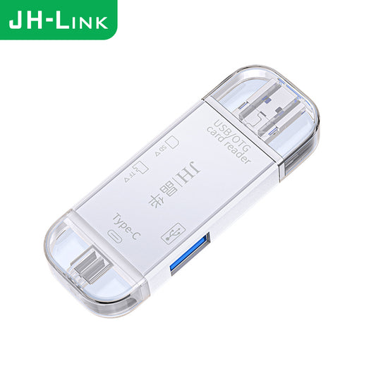 IN453 USB2.0 6-in-1 Card Reader White