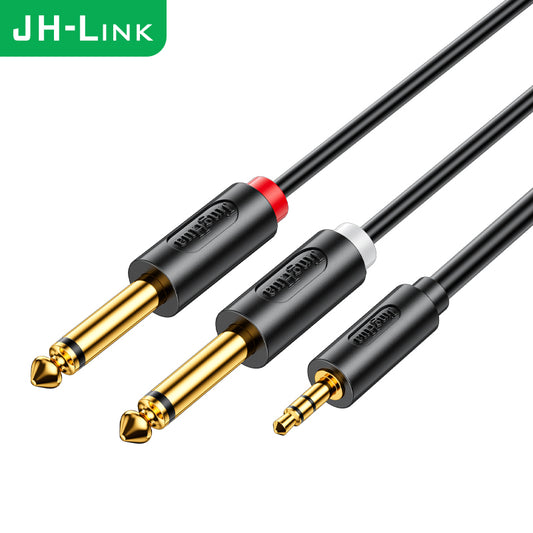 IA152 3.5 to 6.5-Split-Two Audio Cable